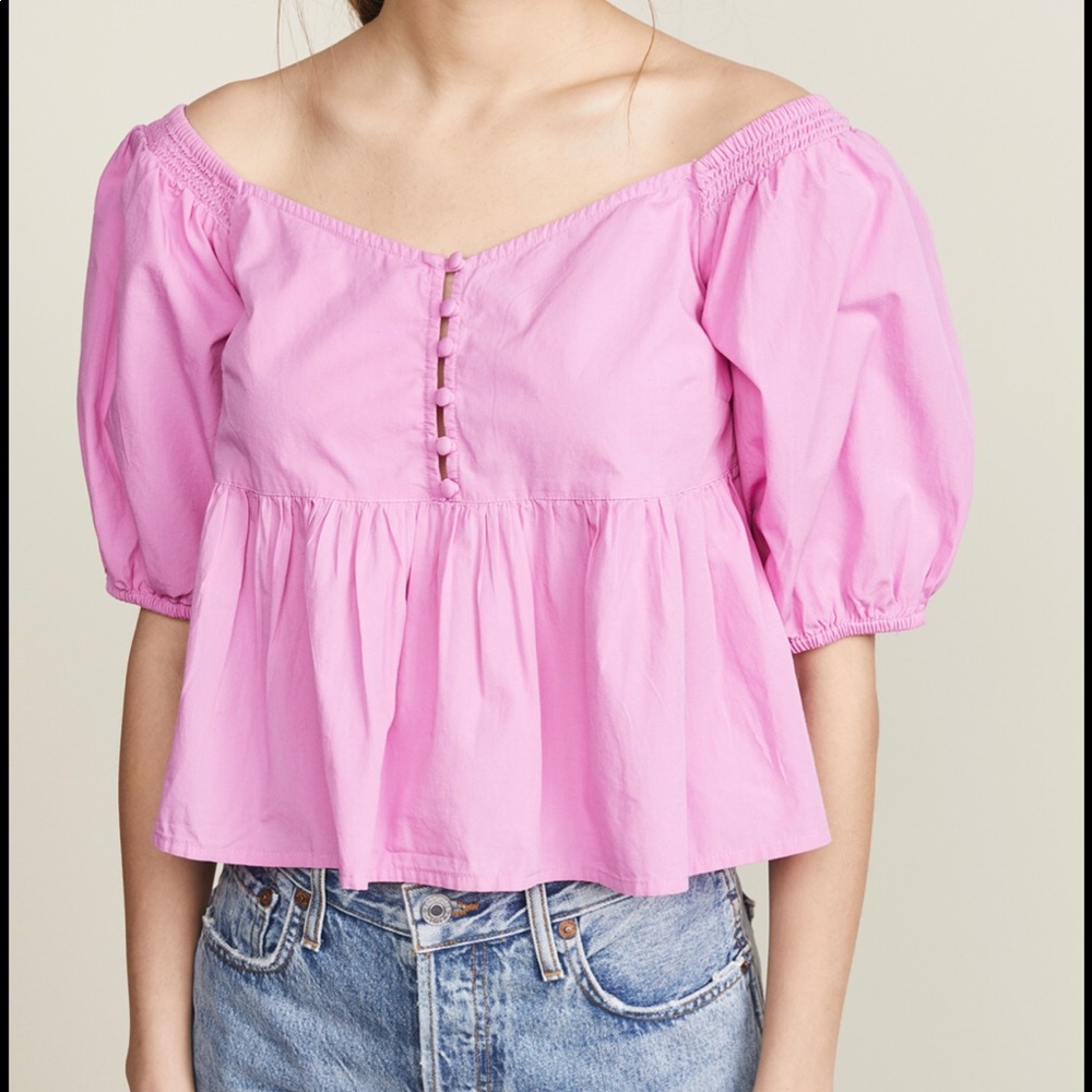 Free People Peplum Top